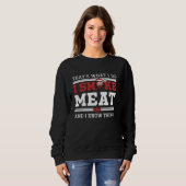 Sweatshirt Fumer Fumer Viande BBQ Fumer Gril (Devant entier)