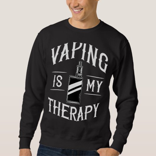 Sweatshirt Fumeur Vape Fumeur de cigarettes électronique (Devant)