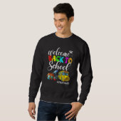 Sweatshirt Fun 7th Grade Welcome Back To School First Day Of  (Devant entier)