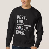 Sweatshirt Fun Baseball Dad Coach (Devant)