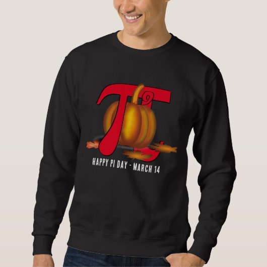 Sweatshirt Fun CITROUILLE Pi Day (Devant)