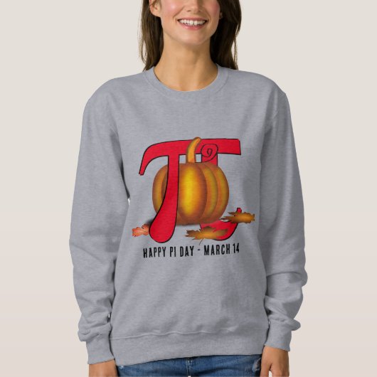 Sweatshirt Fun CITROUILLE Pi Day (Devant)