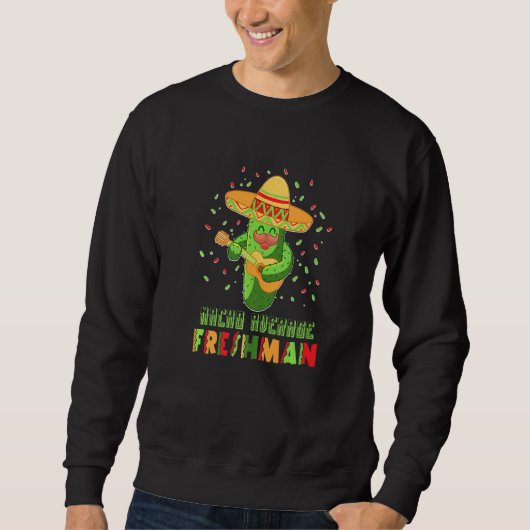 Sweatshirt Fun College Freshman High School Mème Freshman (Devant)