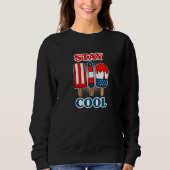 Sweatshirt Fun Fireworks Firecracker Usa Drapeau 4 juillet (Devant)