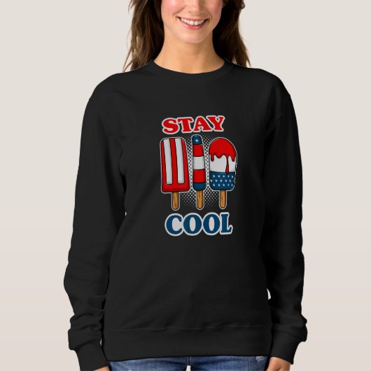 Sweatshirt Fun Fireworks Firecracker Usa Drapeau 4 juillet (Devant)