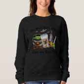 Sweatshirt Fun Haloween This Witch Needs Coffee Before Any Ho (Devant)