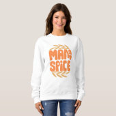 Sweatshirt Fun Mama épice automne Thanksgiving (Devant entier)
