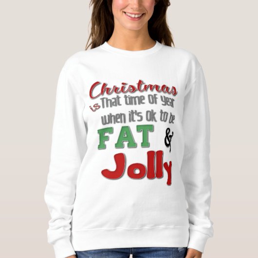 Sweatshirt Fun Novelt Noël (Devant)