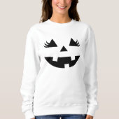 Sweatshirt Fun Pumpkin Smile Halloween Gift (Devant)