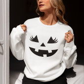 Sweatshirt Fun Pumpkin Smile Halloween Gift