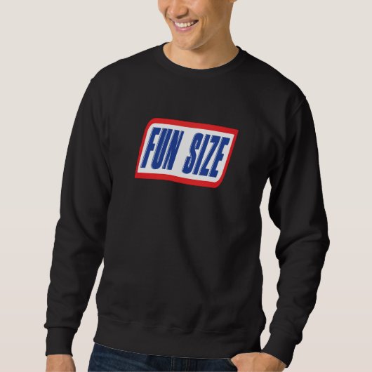 Sweatshirt Fun Size Candy Bar Style Label (Devant)