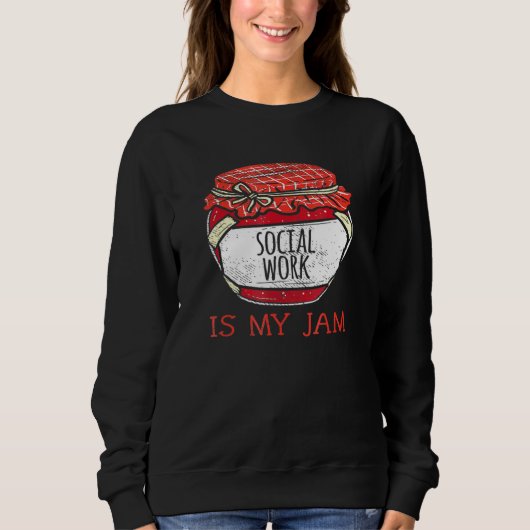 Sweatshirt Fun Social Worker Femmes mignonne mème citation tr (Devant)