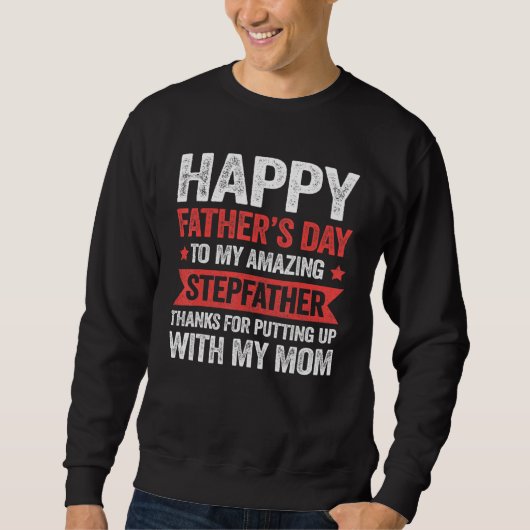 Sweatshirt Fun Stepfather Stepson Stepgirl Stepdad Match (Devant)