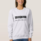 Sweatshirt Fun Winter Snowflake Erie, PA est Cool (Devant)