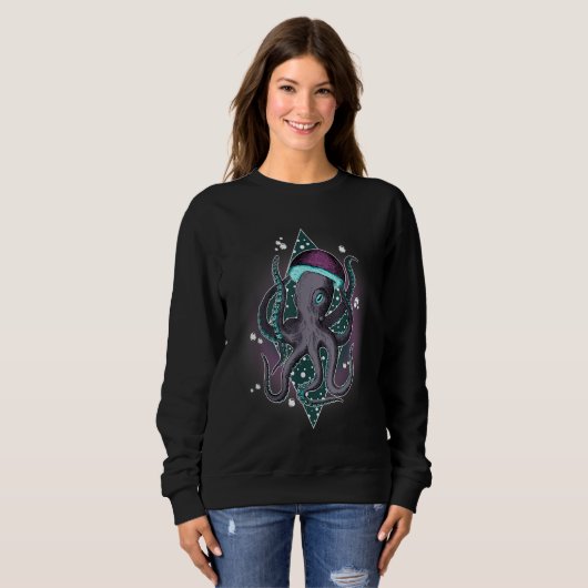 Sweatshirt Fungus Magic Psilocybin Mushrooms Octopus Graphic (Devant entier)