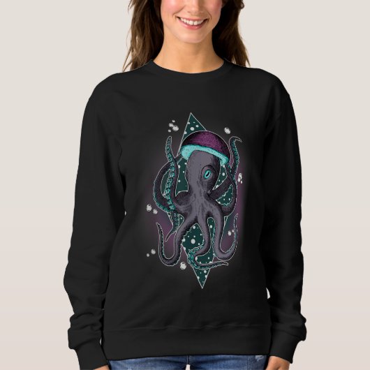 Sweatshirt Fungus Magic Psilocybin Mushrooms Octopus Graphic (Devant)