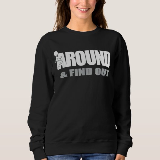 Sweatshirt Funk Graphique Autour Et Découvrez (Devant)