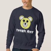 Sweatshirt Funky Bear Face Guy Tough Chemise (Devant)