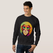 Sweatshirt Funky Munky Space Pilot Monkey (Devant entier)