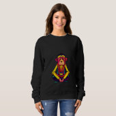 Sweatshirt Funky Munky Tibetan Lama Monkey Design (Devant entier)