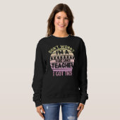 Sweatshirt Funky Teacher Grade Vous Enseignez (Devant entier)