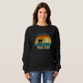 Sweatshirt Funny 8 9 Ball Billiards Team Poke & Hope Pool (Devant entier)
