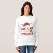 Sweatshirt Funny Aunt Claus Christmas Shirt – Official Cookie (Devant entier)