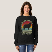 Sweatshirt Funny Aussie Dog Red Blue Merle Australian Shepher (Devant entier)