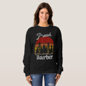 Sweatshirt Funny Barber Shirts Job Title Professions_1 (Devant entier)
