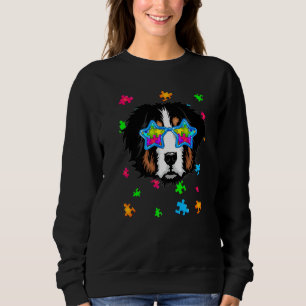 Sweatshirt Funny Bernese Mountain Puzzle Sensibilisation sur