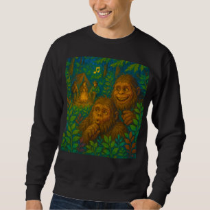 Sweatshirt Funny Big Foot Noises in Woods Imaginaire Art