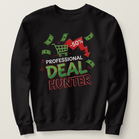 Sweatshirt Funny Black Friday & Cyber Monday T-Shirt (Design devant)