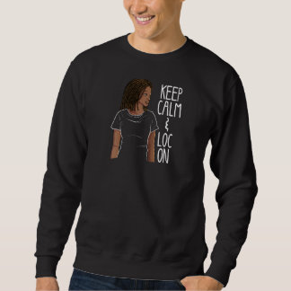 Sweatshirt Funny Black Melanin Dreadlocks mignonne Afro Loc G