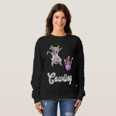 Sweatshirt Funny Bowling Bowler Cow Strike Bowling Team Bowli (Devant entier)