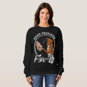 Sweatshirt Funny Boxer Dog Boxer Dog Lover (Devant entier)