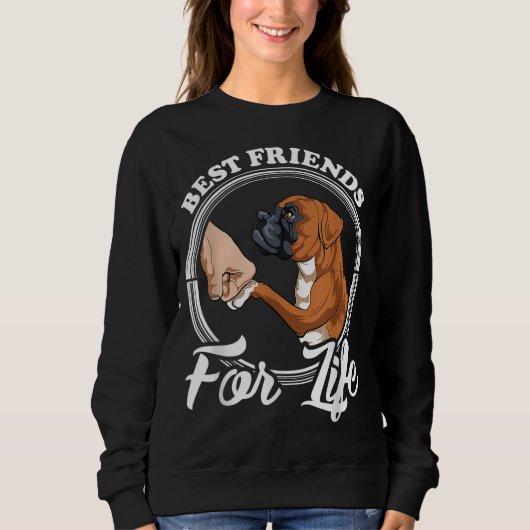 Sweatshirt Funny Boxer Dog Boxer Dog Lover (Devant)