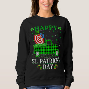 Sweatshirt Funny Buffalo Plaid Green Truck Archery St. Patron
