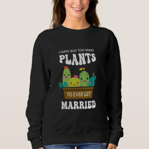 Sweatshirt Funny Cactus Amitié Plante Esthétique Succulent