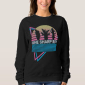 Sweatshirt Funny Cactus Succulent Retro One Sharp Boy (Devant)