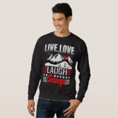 Sweatshirt Funny Camper Love Camping Gift (Devant entier)