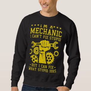 Sweatshirt Funny Car Mécanicien Hommes Femmes Enfants Meilleu