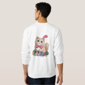 Sweatshirt Funny Cat Design T-Shirt | Cute &Cat Lover Gift (Dos entier)