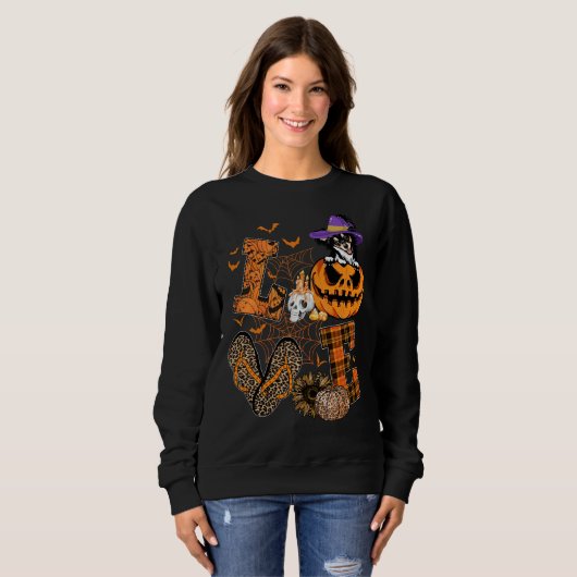 Sweatshirt Funny Chihuahua Chien Love Chihuahua Halloween (Devant entier)