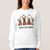 Sweatshirt Funny Christmas Gift For French Bulldog Mama (Devant)