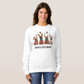 Sweatshirt Funny Christmas Gift For French Bulldog Mama (Devant entier)