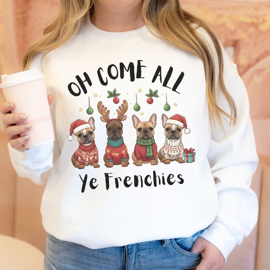 Sweatshirt Funny Christmas Gift For French Bulldog Owner