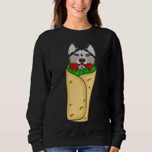 Sweatshirt Funny Cinco De Mayo Burrito Husky Cinco De Doggo S