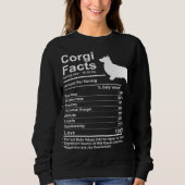 Sweatshirt Funny Corgi Facts (Devant)