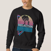 Sweatshirt Funny Disc Golf Player Retro Treejection (Devant)