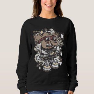Sweatshirt Funny Dj Elephant Sound Engineer Disc Jockey